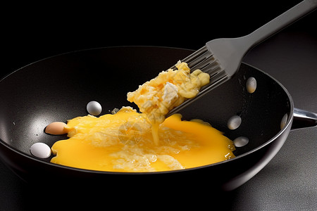 健康的炒鸡蛋背景图片