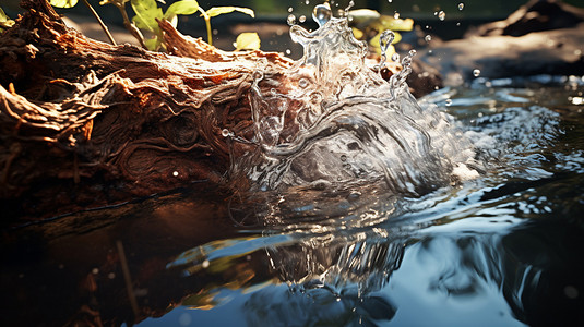 水流旋涡高清的流水壁纸背景