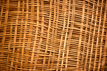 手工编织的竹筐图片