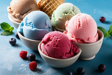 在碗中的冰淇淋碗中的冰淇淋背景