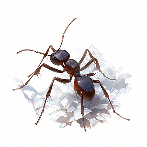立体的蚂蚁插图高清图片