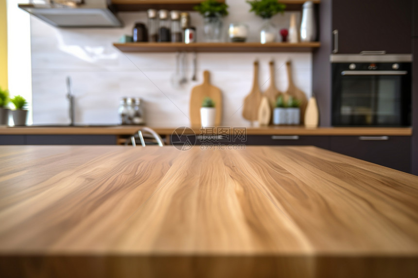 木制现代厨房图片