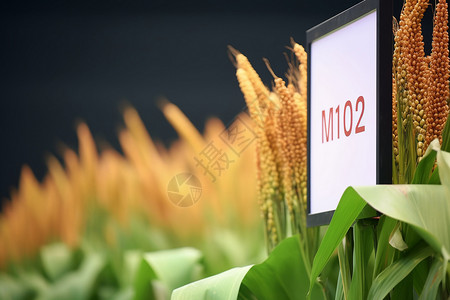 农田里的小麦谷物图片