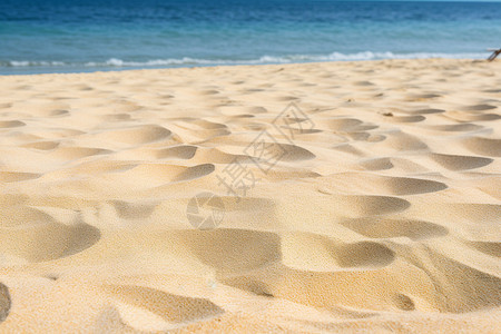 金黄色的沙滩高清图片