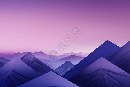 浅紫色山脉背景背景图片