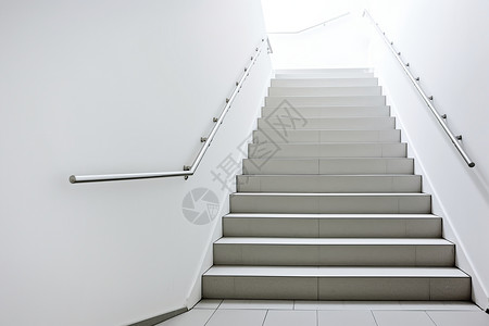 空无一人的楼梯背景图片
