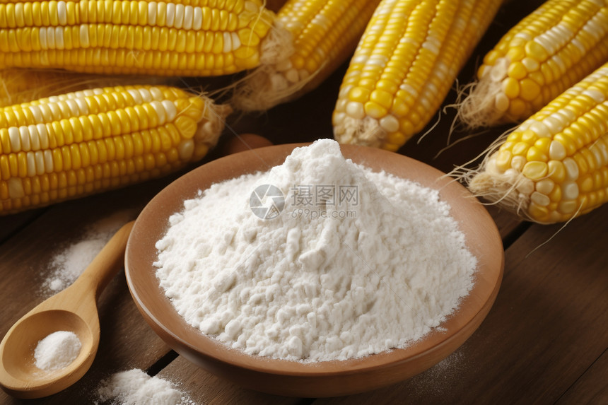 玉米淀粉食物图片