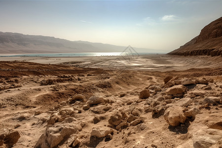 荒芜干燥的沙漠图片