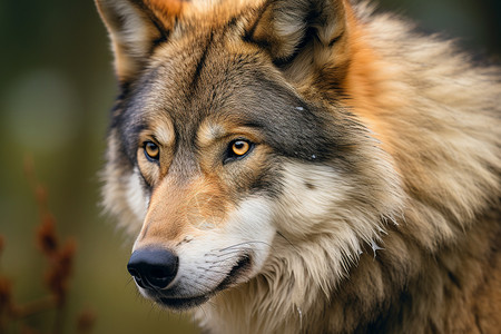 灰色毛坯的狼狗图片
