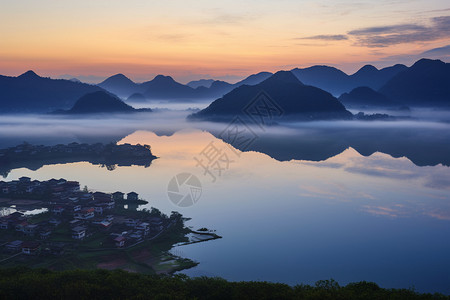 自然的山水风光图片