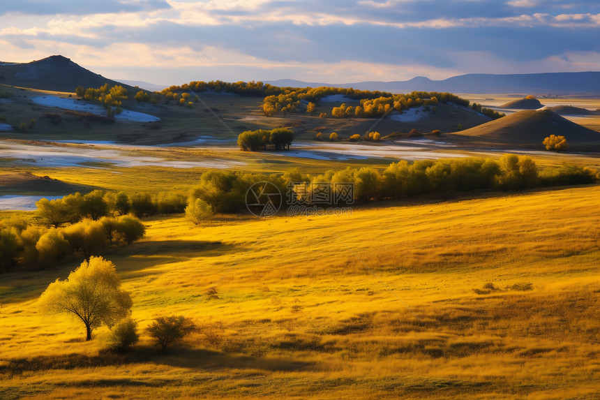 内蒙古的秋天景色图片