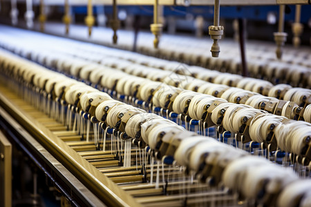 自动化设备纺织业背景图片