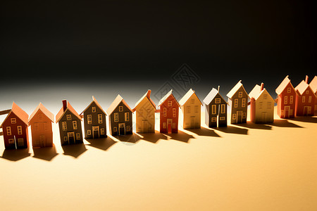 房地产线条投资买房概念背景