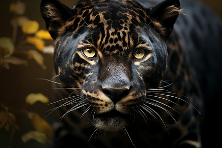 濒临灭绝动物濒临灭绝的美洲虎背景