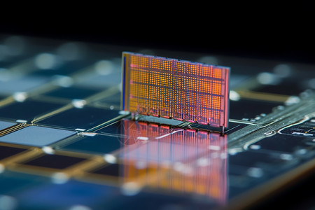 微处理器cpu的电子组件高清图片