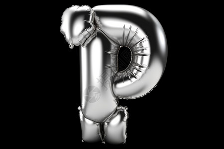 字母气球装饰背景图片