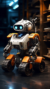 机械智能机器人背景图片