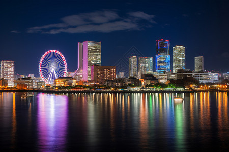 日本城市夜晚景色图片