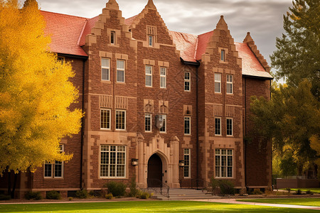 美国学校素材大学的建筑背景
