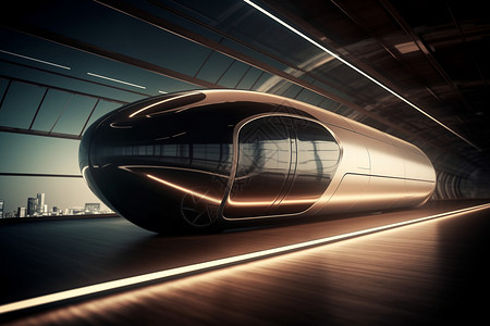 创新科技的高速列车背景图片