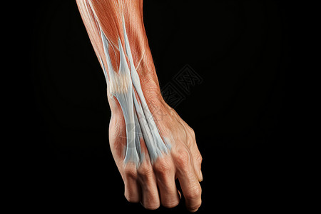 前臂肌腱插画