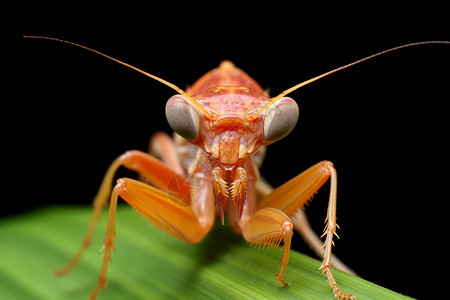 兰花螳螂背景图片