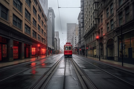 雨后路面图片