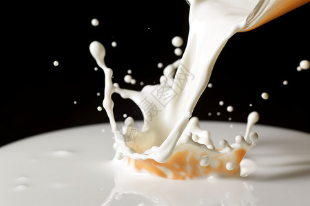 营养价值高的牛奶背景图片