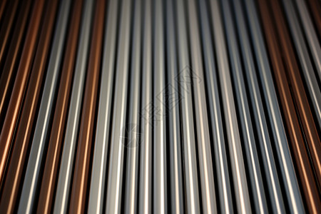 工业生产金属条纹面板图片