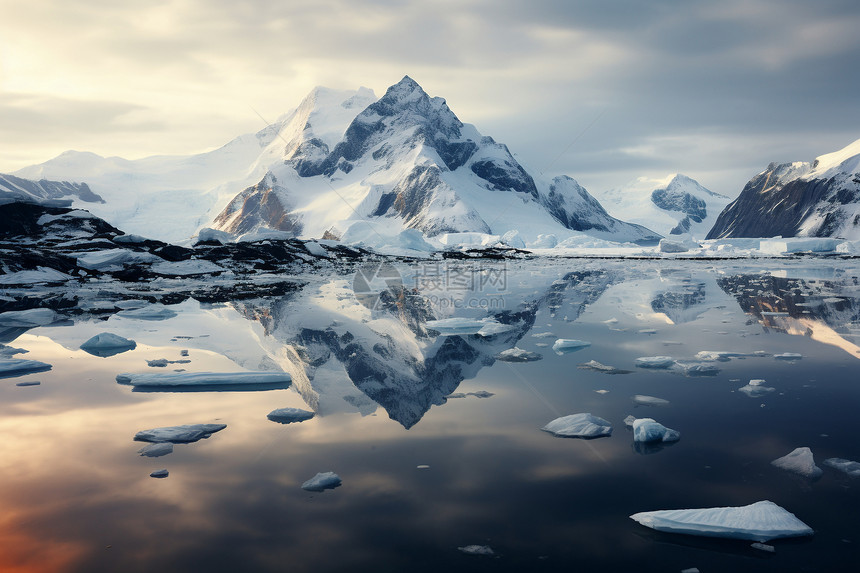 全球冬季冰山冰川冰岛图片