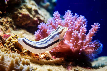 热带水下海洋珊瑚礁图片