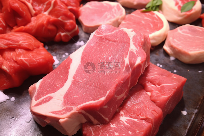 健康牛排猪肉图片