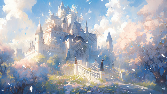 梦幻的童话城堡图片