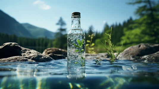 纯天然风景区纯天然的河水设计图片