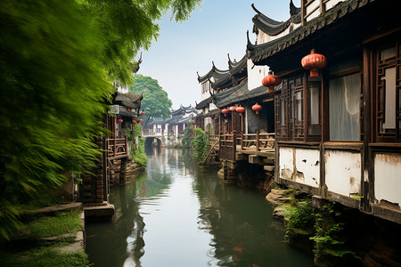 中国美丽的乌镇图片