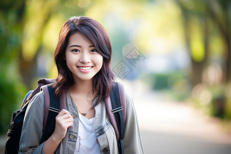 自信的大学生背景图片