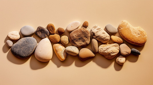 各种不同的石头各种不同的岩石背景
