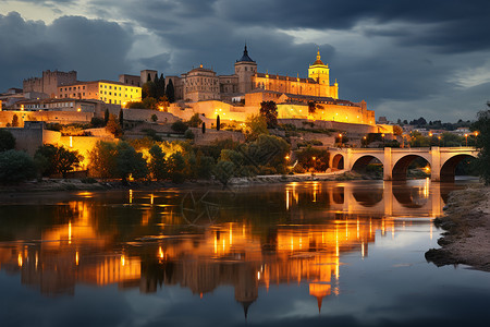 唯美的西班牙城堡图片