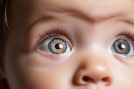 医院做眼部检查的儿童背景图片
