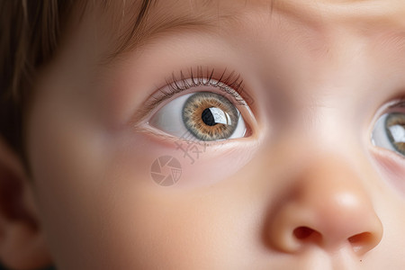 孩子美丽的大眼睛图片
