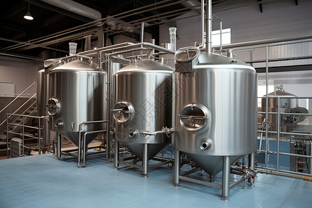 现代啤酒加工厂图片