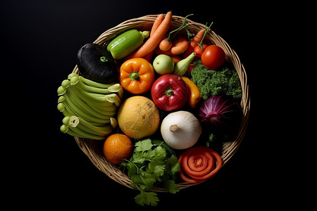 有机的蔬菜水果图片