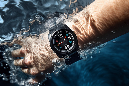 手表防水防水的手表背景