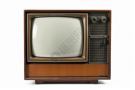电视显示屏传统的黑白电视背景