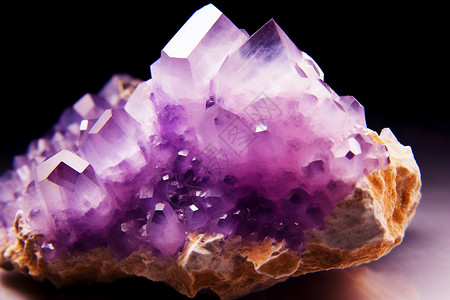 闪烁的紫水晶背景图片