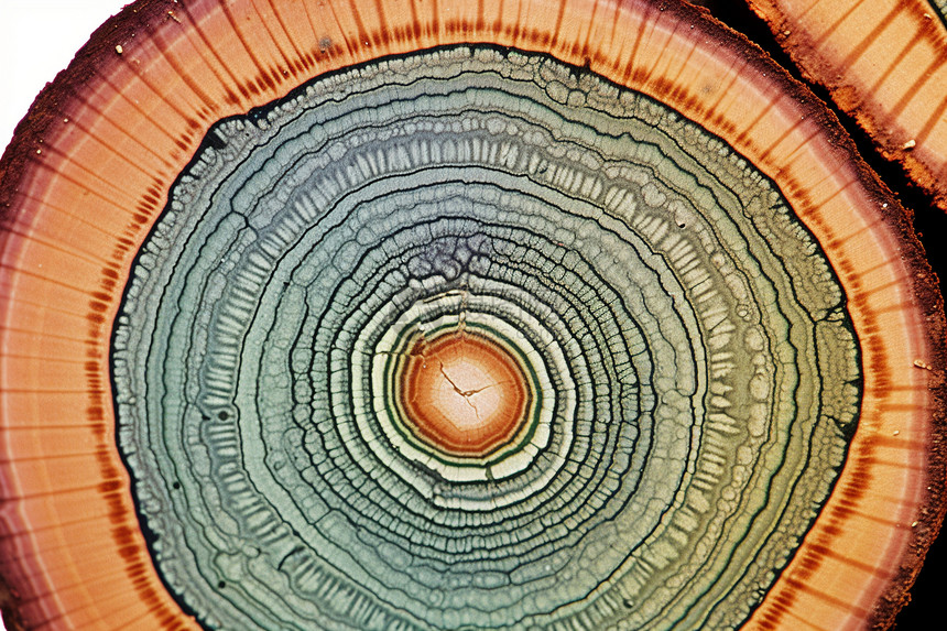 圆圆的木纹图片
