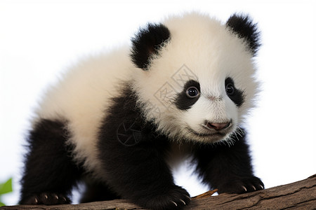 毛茸茸的熊猫幼崽高清图片
