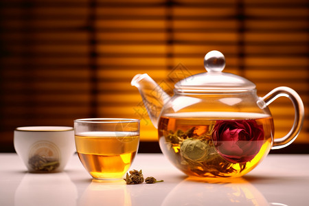 传统的养生茶高清图片