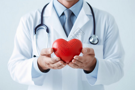 医学模型素材心脏模型背景