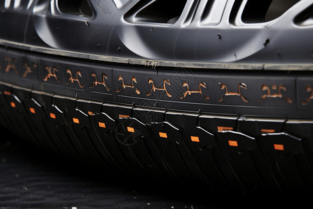 工业生产的橡胶轮胎图片